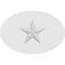 Ekena Millwork Standard Dalton Star Rosette With Square Edge, 3"W x 2"H x 1/2"P ROSP030X020X050DAL06 - alternate 4